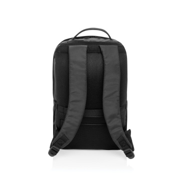 Logo trade promotional giveaways image of: SP Aware™ RPET Edin 100% recycled 15.6 inch laptop backpack